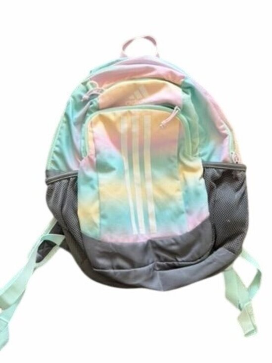 adidas Other - Adidas Pastel Tie-Dye Backpack With Multiple Compartments & Adjustable Straps